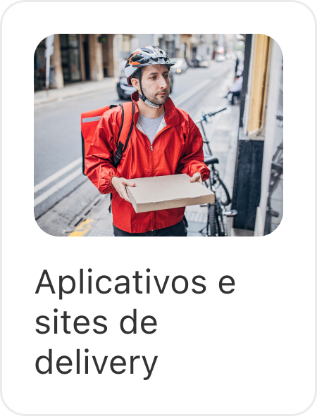 Aplicativos e sites de delivery