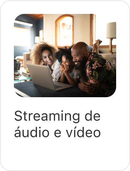 Streaming de áudio e vídeo