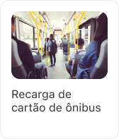 Recarga de cartão de ônibus