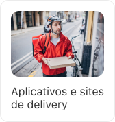 Aplicativos e sites de delivery
