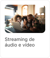 Streaming de áudio e vídeo
